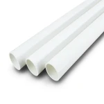 مواسير UPVC جدول 80 بار مقاس 6 إنش سمك 10.97 مم لون أبيض