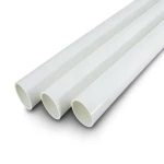 مواسير UPVC جدول 80 مقاس 8 إنش سمك 12.7 مم لون أبيض