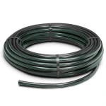HDPE Plastic Coil Pipe PN 9.8 Bar PE 63 40 mm SDR 9 Black with Green Stripes