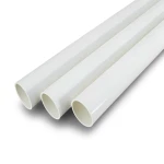 مواسير UPVC جدول 80 مقاس 10 إنش سمك 15.06 مم لون أبيض