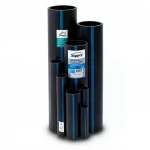 مواسير HDPE سابكو PE 100 ضغط 12.5 بار قطر خارجي 125 مم سمك 9.2 مم لون اسود