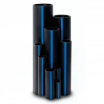 أنابيب HDPE سابكو PE 100 ضغط 12.5 بار قطر خارجي 200 مم سمك 14.7 مم لون اسود
