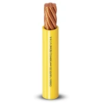 120mm2 Single Electrical Wire 450/750V, Stranded Copper, Heat Resistant PVC, Yellow | Al Fanar