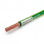 25 mm Stranded Copper Earthing Electric Wire, 450/750V, PVC Insulated, Green/Yellow | Riyadh Cables