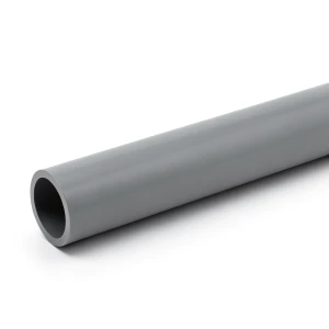 مواسير UPVC جدول 80 مقاس 10 إنش سمك 15.06 مم لون رمادي