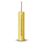 10mm Single Wire 450/750volts, Stranded Copper, Heat Resistant PVC Insulated, Yellow | Al Fanar
