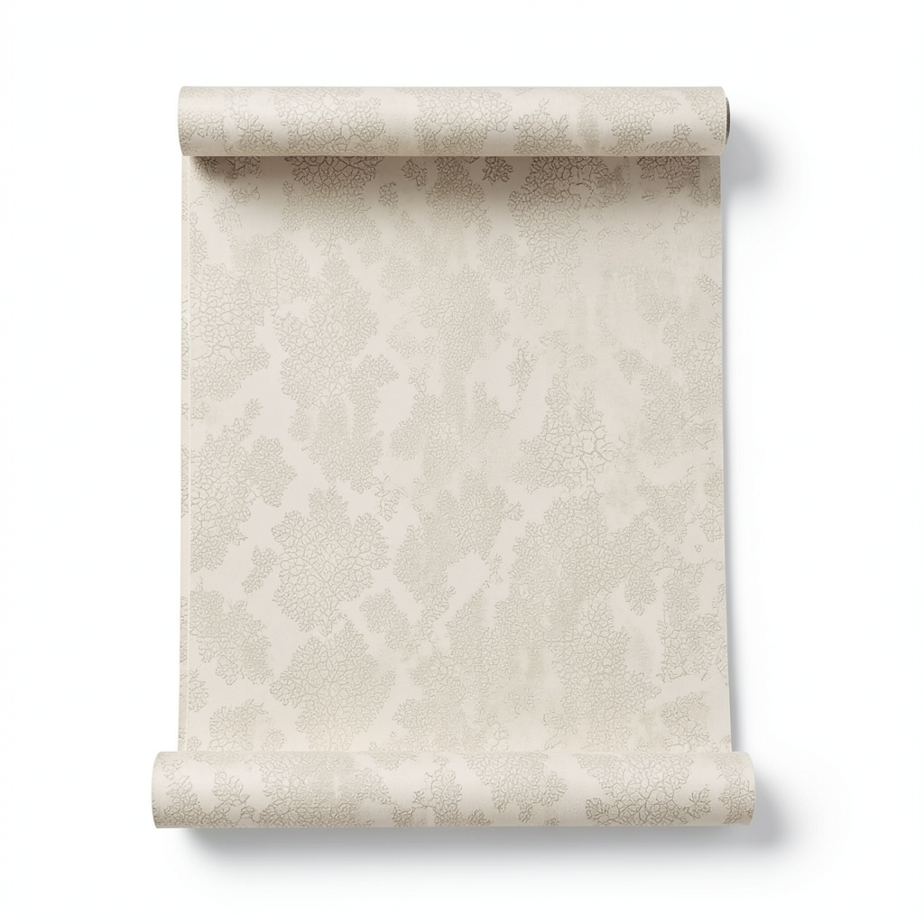 Patterned Wallpaper Beige Color Size 10mx1.06m Model 81834