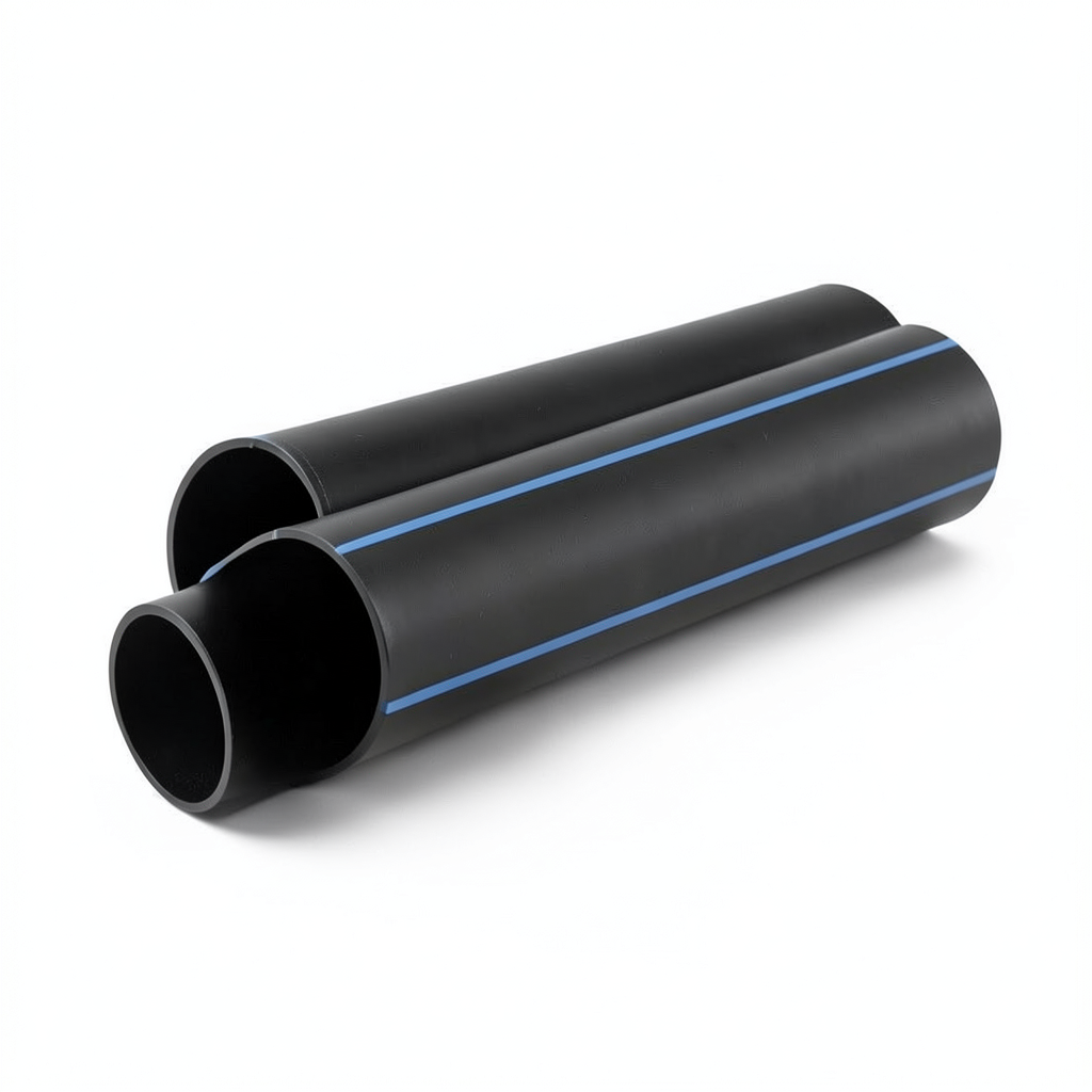 HDPE Pipes SDR 51 Outside Diameter 200 mm Thickness 3.9 mm Black