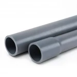 مواسير بلاستيك UPVC الوطنى ضغط 10 بار  قطر خارجي 140 مم سمك 6.70 مم لون رمادي