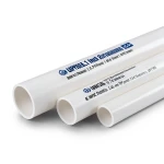 UPVC Pipes 1 Inch 21.7 Bar Pressure 2.46 mm Thickness White | Al Watania Plastics