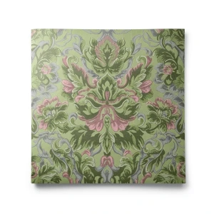 Italian Wallpaper Classic Design Green Color, Size 10mx1.06m, Model 81689