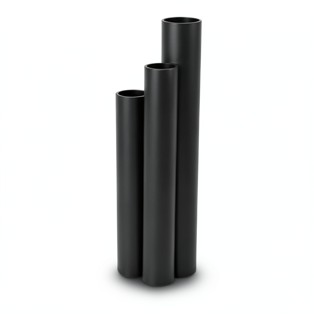 مواسير HDPE SDR 51 قطر خارجي 315 مم سمك 6.2 مم لون أسود