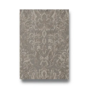 Italian Wallpaper Dark Beige Color Classic Design, Size 10mx1.06m, Model 81690
