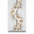 Dutch floral wall Covering, size 10 m x 0.53 m, light gray color, model 17791   