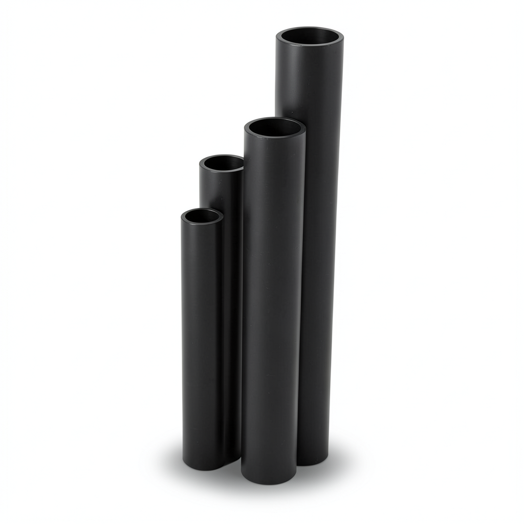 HDPE Pipes SDR 41 Outside Diameter 560 mm Thickness 13.7 mm Black
