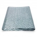 Galvanized Steel Expanded Metal Mesh  [Mazyoon] Thickness 2.7 mm Width 2.44  M Length 1 M | Bait Al Tatawor Company