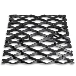 Hot Rolled Black Steel Expanded Metal Mesh Thickness 2.7 mm Width 1.22 m Length 6 m