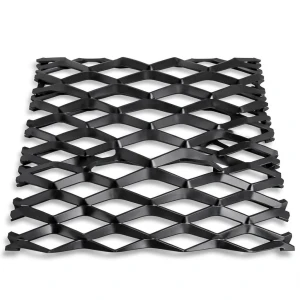 Hot Rolled Black Steel Expanded Metal Mesh Thickness 2.7 mm Width 1.22 m Length 6 m