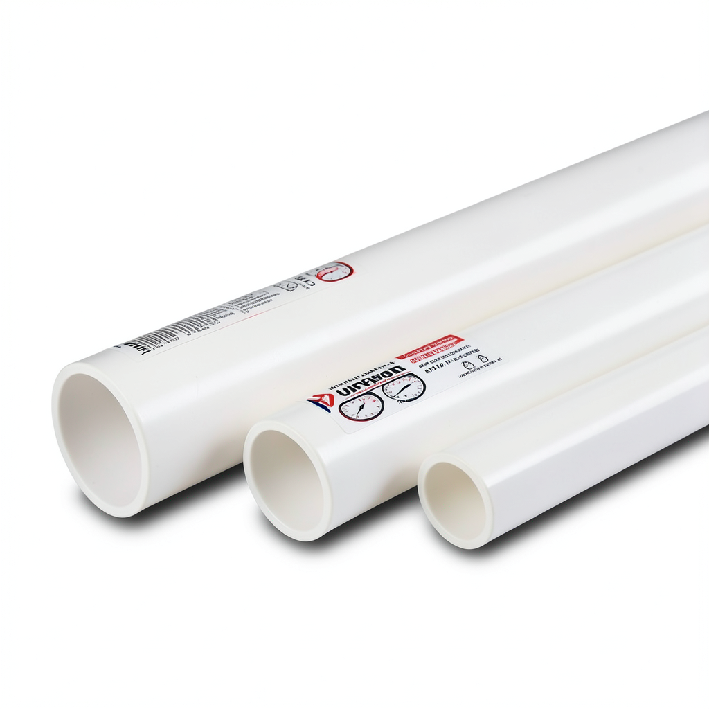 مواسير UPVC مقاس 6 إنش ضغط 17.2 بار سمك 9.91 مم لون أبيض | بلاستيك الوطنية