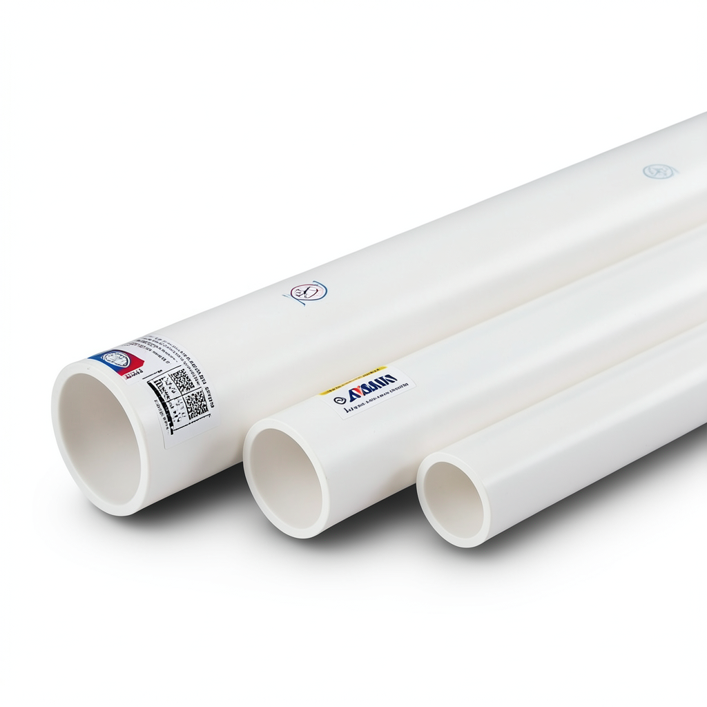 UPVC Pipes 21.7 Bar Pressure ½ inch Size 1.57 mm Thickness White | Al Watania Plastics