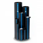Sappco HDPE Pipes PE 100 Pressure 16 Bar Outside Diameter 20 mm Thickness 2 mm Black Color