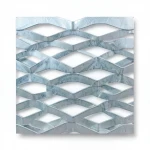 Galvanized Steel Expanded Metal Mesh  [Mazyoon] Thickness 2.7 mm Width 2.44  meter Length 3 M | Bait Al Tatawor Company