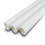 مواسير UPVC جدول 40 مقاس 1 إنش سمك 3.38 مم لون أبيض