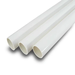 مواسير UPVC جدول 40 مقاس 1 إنش سمك 3.38 مم لون أبيض