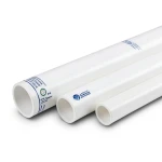 UPVC Pipes 8 Inch Thickness 12.90 mm Pressure 17.2 Bar White | Al Watania Plastics