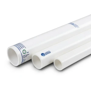 أنابيب UPVC مقاس 8 إنش سمك 12.90 مم ضغط 17.2 بار لون أبيض | بلاستيك الوطنية