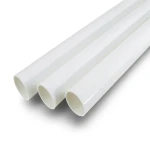 مواسير UPVC جدول 40 مقاس ¼ 1 إنش سمك 3.56 مم لون أبيض