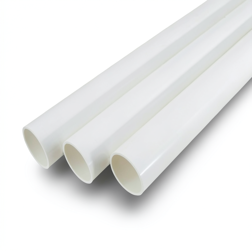 مواسير UPVC جدول 40 مقاس ¼ 1 إنش سمك 3.56 مم لون أبيض
