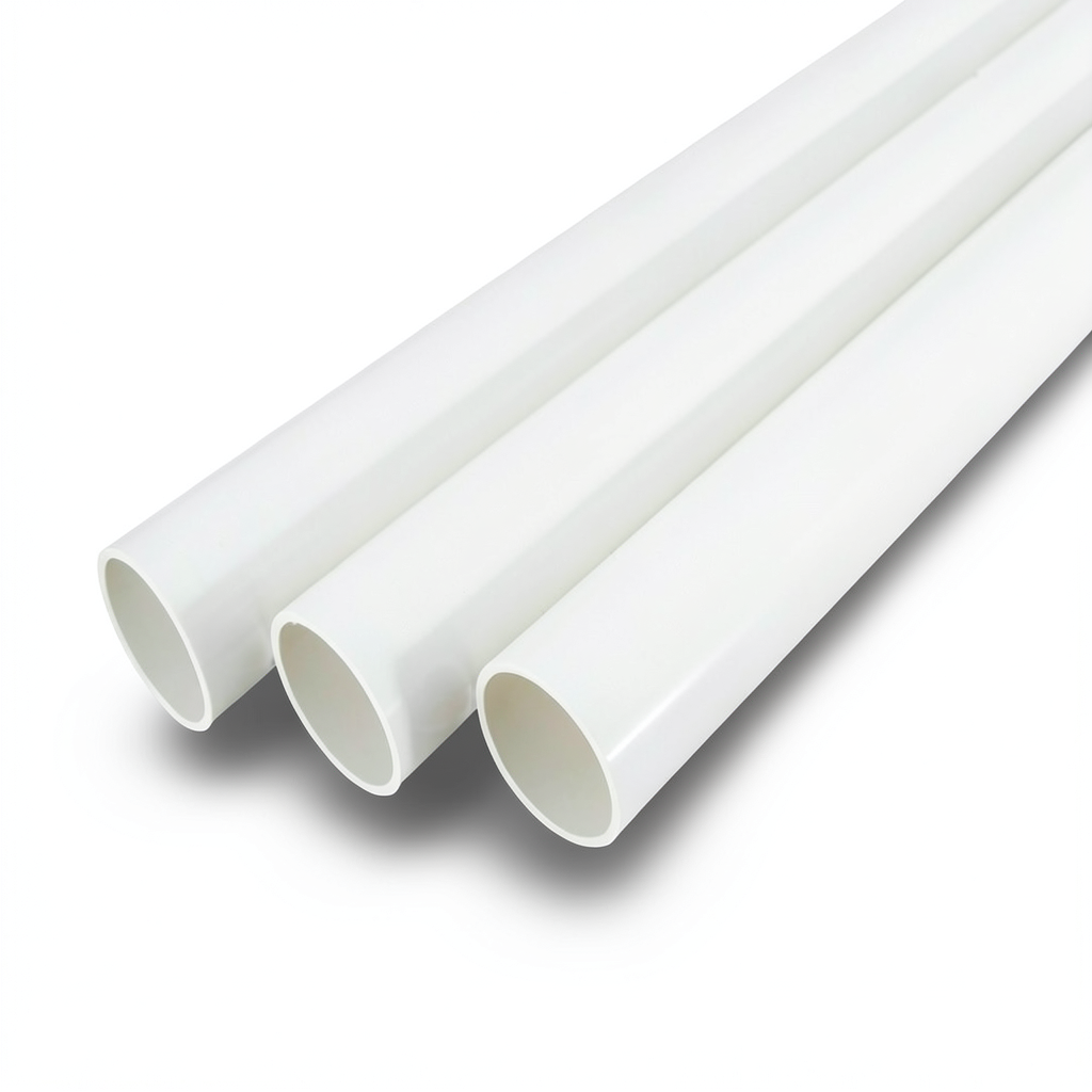 مواسير UPVC جدول 80 مقاس ¾ إنش سمك 3.91 مم لون أبيض