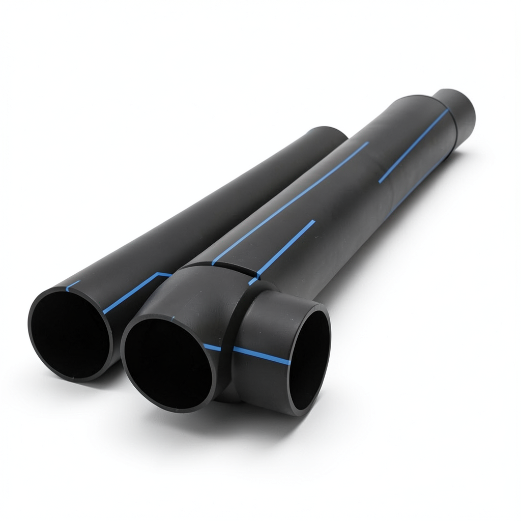 HDPE Pipes SDR 41 Outside Diameter 900 mm Thickness 22 mm Black