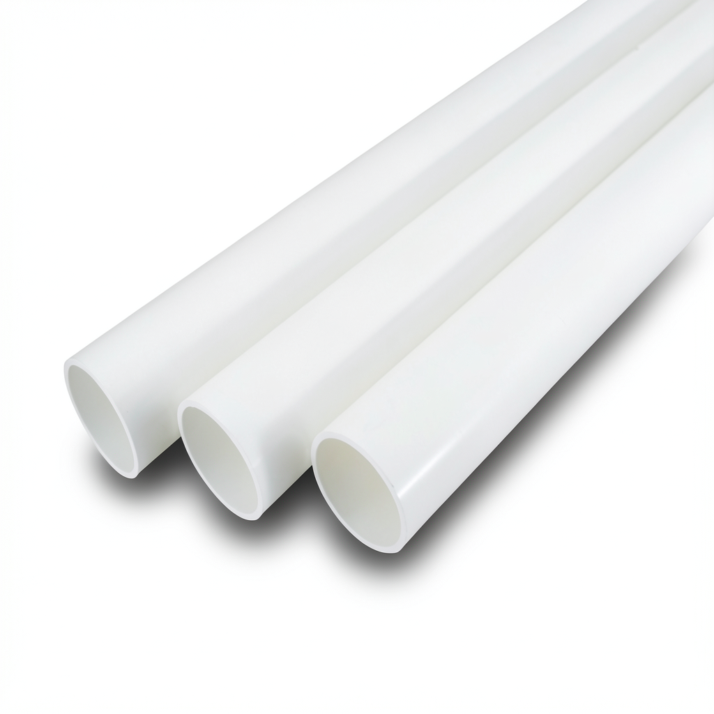 مواسير UPVC جدول 80 مقاس 1¼ إنش سمك 4.85 مم لون أبيض