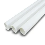 مواسير UPVC جدول 80 مقاس ½ 1 إنش سمك 5.08 مم لون أبيض