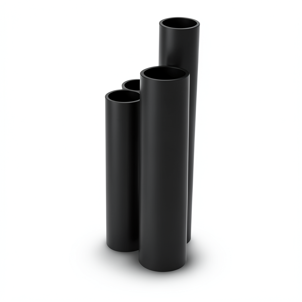 HDPE Pipes SDR 51 Outside Diameter 500 mm Thickness 9.8 mm Black