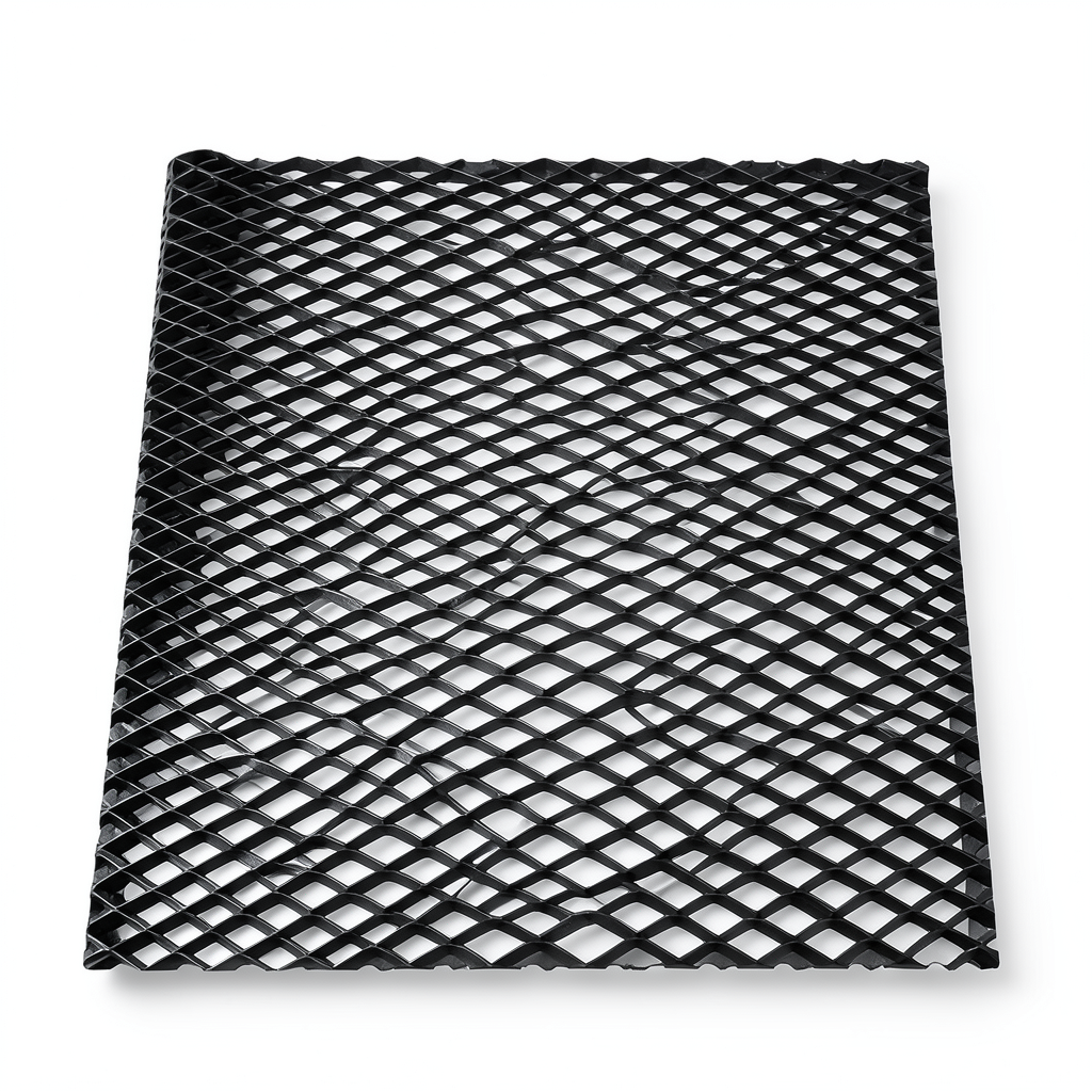 Hot Rolled Black Steel Expanded Metal Mesh Thickness 2.8 mm Width 1.22 m Length 5 m