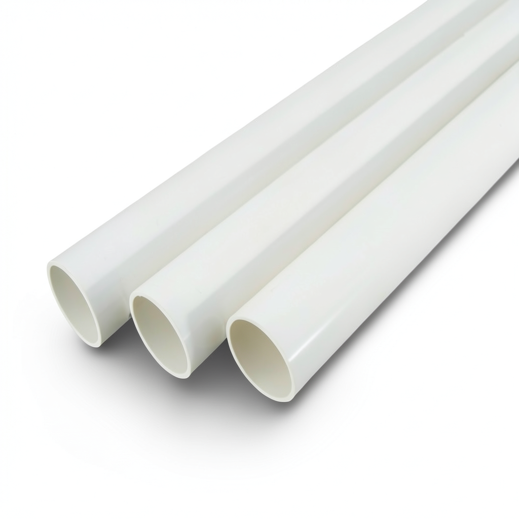UPVC Pipes Schedule 40 Size 1 inch Thickness 3.38 mm White