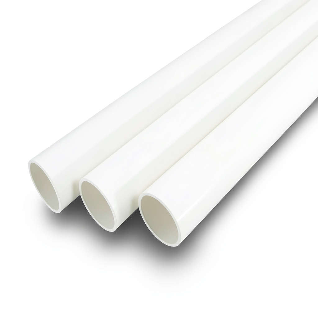 مواسير UPVC جدول 40 مقاس ¼ 1 إنش سمك 3.56 مم لون أبيض