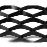 Hot Rolled Black Steel Expanded Metal Mesh Thickness 2.7 mm Width 1.22 m Length 6 m