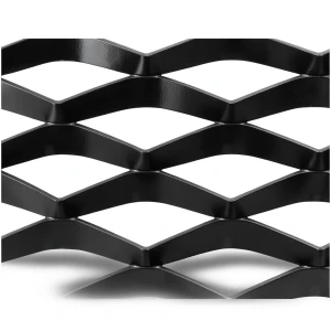 Hot Rolled Black Steel Expanded Metal Mesh Thickness 2.7 mm Width 1.22 m Length 6 m