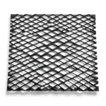 Hot Rolled Black Steel Expanded Metal Mesh Thickness 2.7 mm Width 1.22 m Length 6 m