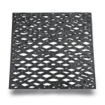 Hot Rolled Black Steel Expanded Metal Mesh Thickness 2.8 mm Width 1.22 m Length 7 m