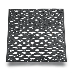 Hot Rolled Black Steel Expanded Metal Mesh Thickness 2.8 mm Width 1.22 m Length 7 m