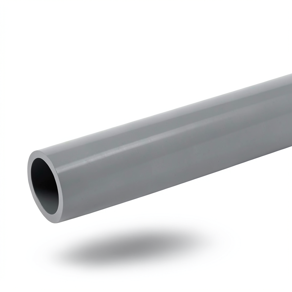 UPVC Pipes Schedule 40 Size ¾ inch Thickness 2.87 mm Gray