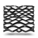 Hot Rolled Black Steel Expanded Metal Mesh Thickness 2.7 mm Width 1.22 m Length 7 m
