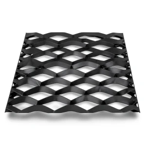 Hot Rolled Black Steel Expanded Metal Mesh Thickness 2.8 mm Width 1.22 m Length 1 m