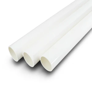 UPVC Pipes Schedule 80 Size ¾ inch Thickness 3.91 mm White