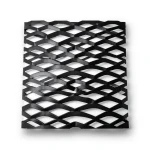 Hot Rolled Black Steel Expanded Metal Mesh Thickness 2.8 mm Width 1.22 m Length 1 m